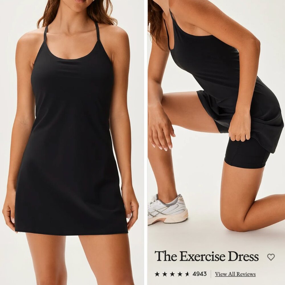 Outdoor Voices The Exercise Dress, Black